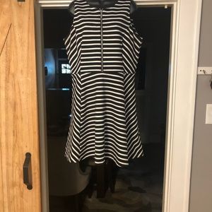 Micheal Kors, women size 16 stripe dress.